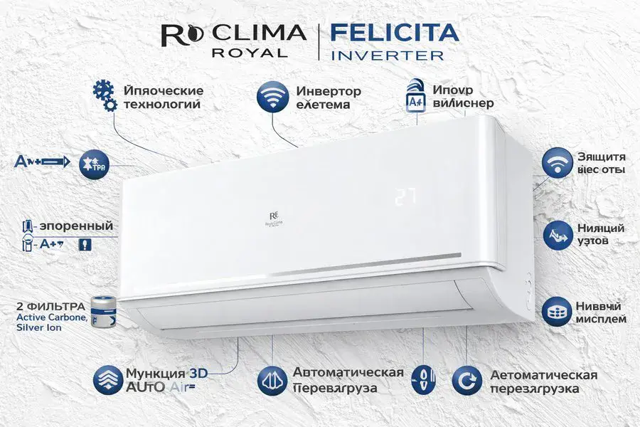 Кондиционер Royal Clima Felicita Inverter